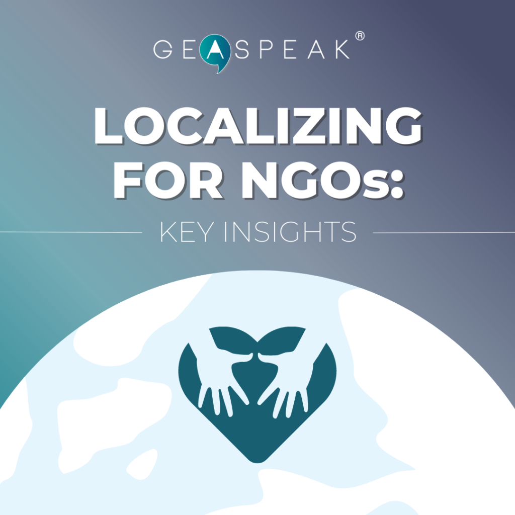 Localizing for NGOs: Key Insights