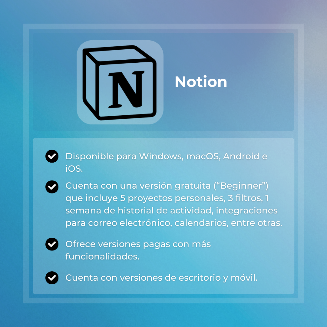 Herramienta digital #5: Notion