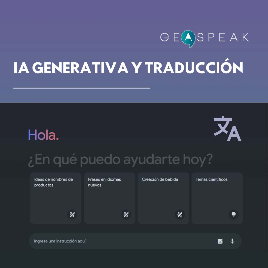 IA GENERATIVA Y TRADUCCIÓN