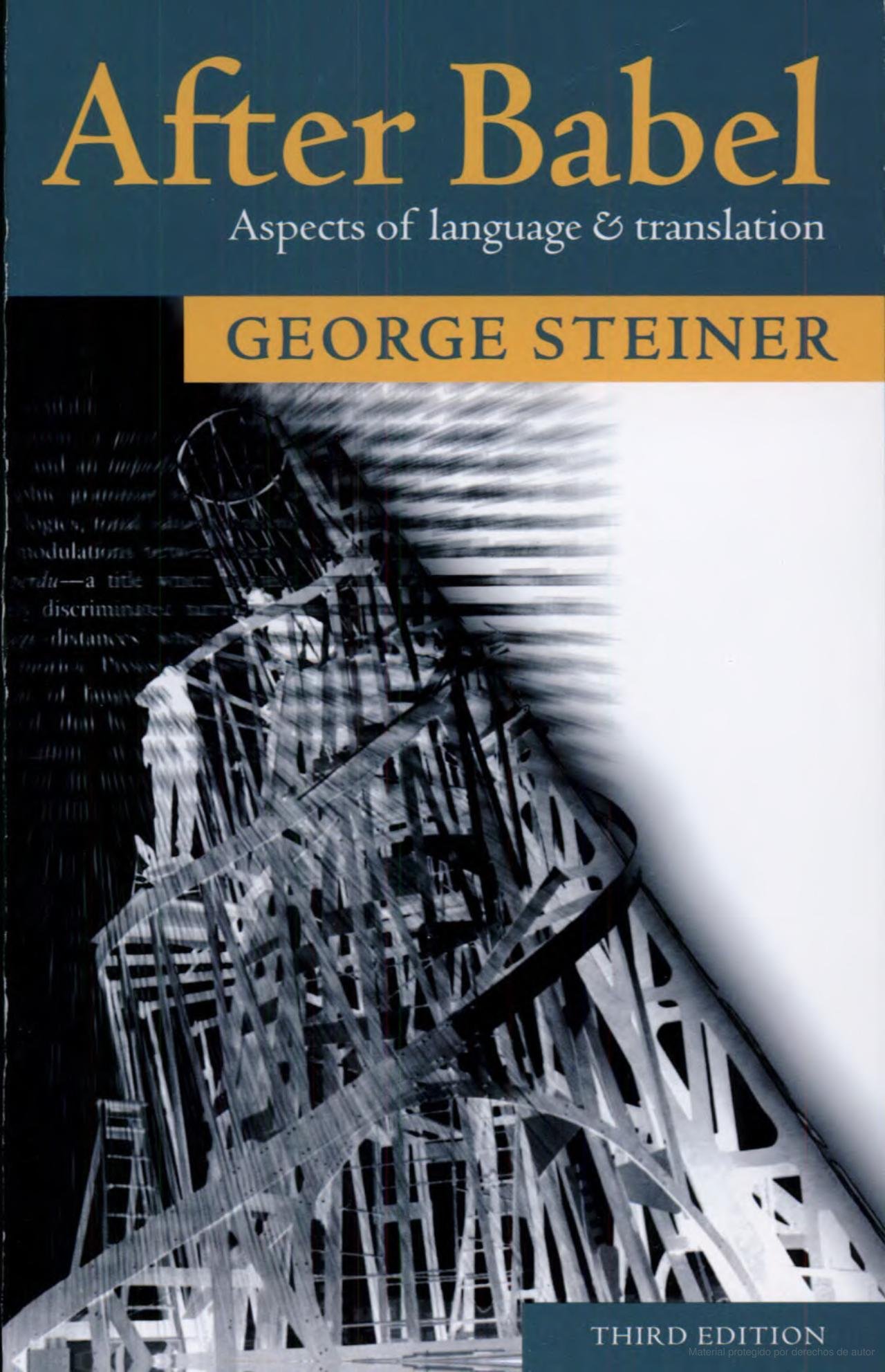 Book #2 cover: After Babel: Aspects of language & translation, by George Steiner