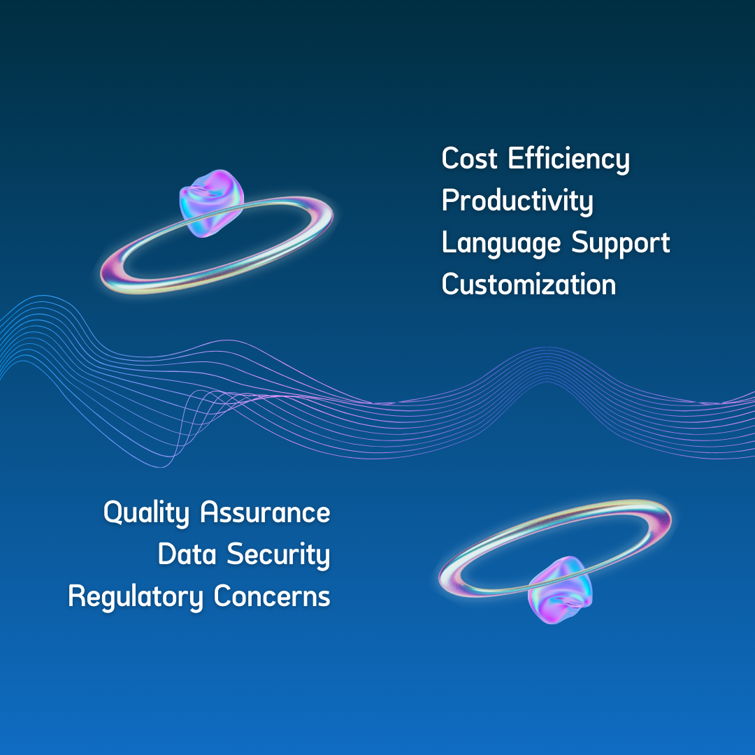 DeepSeek's implications for the localization industry:
-Cost efficiency
-Productivity
-Language support
-Customization
-Quality assurance
-Data security
-Regulatory concerns