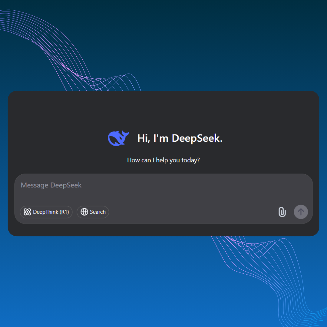 DeepSeek's welcome message:
"Hi, I'm DeepSeek. How can I help you today?"