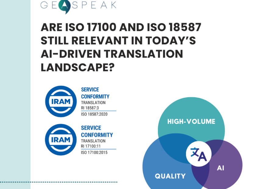 Are ISO 17100 and ISO 18587 Still Relevant in Today’s AI-Driven Translation Landscape?